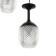 Bayerlux chandelier Sirius LED 100W 3000-6000K Black 39x41x19-119 cm