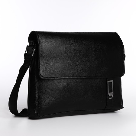Male bag, black color