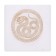 New Year's napkins Paper Lilia "Golden Cobra", 1 layer, 24x24 cm, 50 pcs