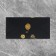 Happy Birthday money envelope, black craft, embossing, 16.5 x 8 cm