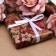 Packaging paper, brown craft "Spring bouquet of mood", 50 x 70 cm