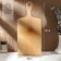Groot board with ADELICA handle, 40 × 19 × 2.2 cm, covered with oil, whole birch