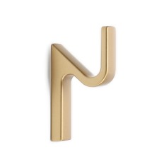 Furniture hook cappio anemone, one -rod, color mat gold
