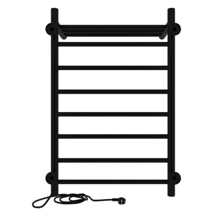 The electric heated towelputant "Sanprise" Aurora P8, 500x800 mm, right, black-4