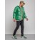 Eco -leather jacket men, size 50, green color