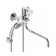 Vidima Uno Ba239AA bath mixer, single -leaf, survivor 250 mm, watering can, chrome