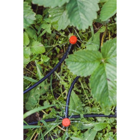 Opin-spraying nozzle for drip irrigation, with a peak, plastic, Greengo-6