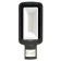 Street lamp SAFFIT SSL10-50, IP65, LED, 50 W, 45x148x342 mm, black color