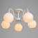 Lyana chandelier 5he27 40w is white 55x55x36 cm Bayerlux