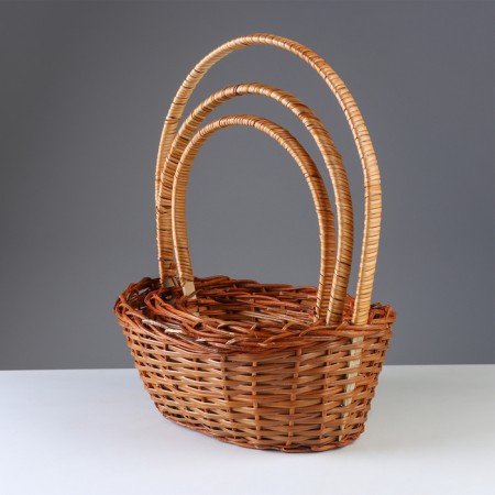 Camping set, 3 pcs, 20 × 25 × 10/30, 17 × 22 × 9/28, 12 × 18 × 7/26 cm, rattan-4