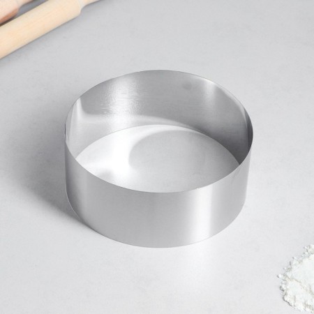 A set of baking forms and calculation "Circle", D-30, H-8.5 cm, 4 pcs-4
