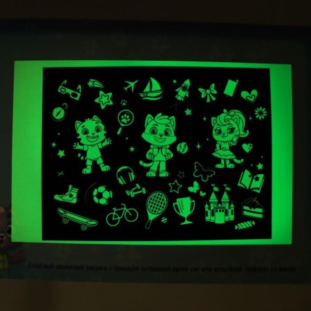 Set for drawing with light "Miau team"-3