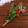 New Year's composition "Decor branch"