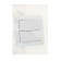 Hit switch Sche VS56-234-B, 6 A, 2 keys, hidden, white color