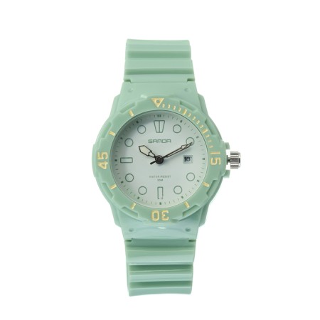 Watch of wrist, d-3.5 cm, calendar, luminous, waterproof, silicone, mix-2