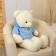 Soft toy "Bear" in a jacket, 95 cm, white color