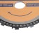 Discoller chain disk for ushm tundra, 125 x 22 mm