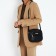 Bag Cross-Bodi with a zipper, black color
