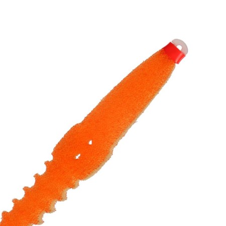 Benerations of foam 3D ex Worm FLUO 12 cm, under the offset hook No. 1/0, 2/0, 3/0/MIX, 5 pcs.-3