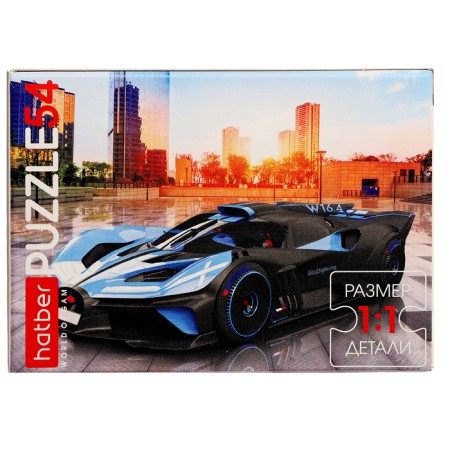Puzzle "Racing Auto", 54 elements, mix-2