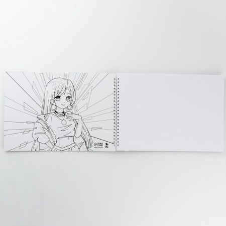 A4 sketchbook, 40 l. 100 g/m "Anime"-2