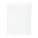 Elastic band A5, 500 μm, Calligrata, Koreshka 15 mm, up to 100 sheets, white