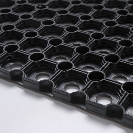 Muddy mud -bearded rug, 100 × 150 × 1.6 cm, black color-1