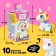 Set for children Funny Box "Pony", set: rainbow, instructions, stickers, mix