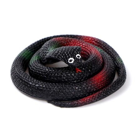 Joke "Cobra", rubber, 70 cm, black color-1