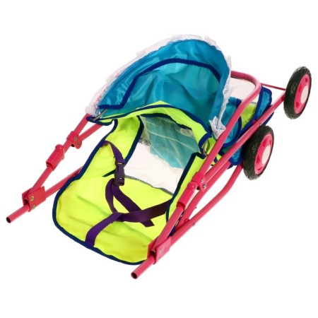 Puppet stroller # 5, lemon/blue color-7