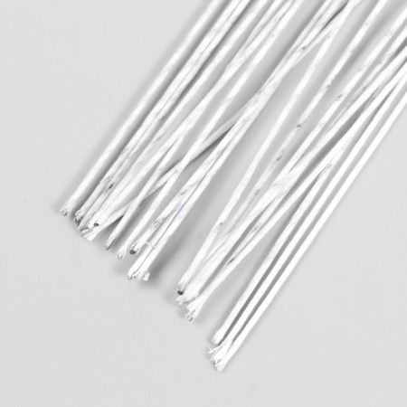 Wire for creativity "White" (set of 20 pcs) 0.9 mm, 36 cm-1