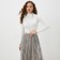 Women's jumper with draping Mist Classic Collection, p. 48, milk
