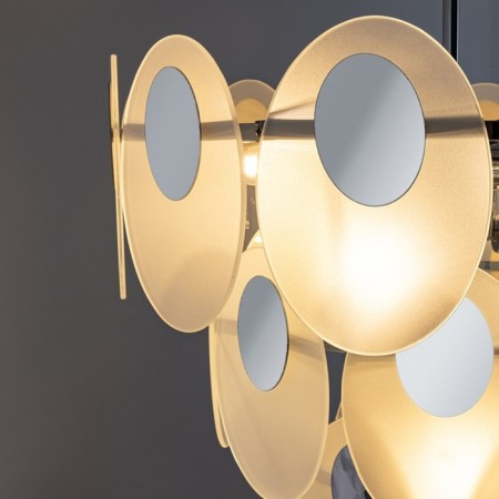 Suspended chandelier Arte Lamp Rosabella A4067LM-7CC, E14, 7x40 W, 52x52x46 cm, chrome-2