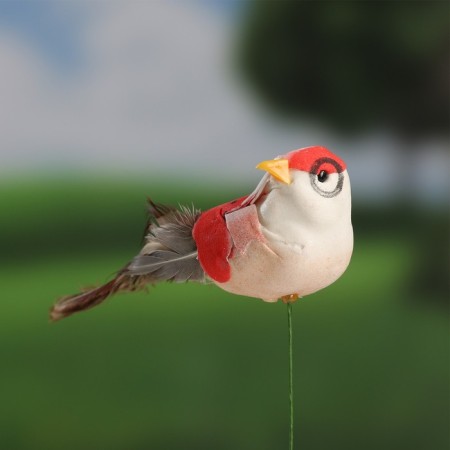 Plug "bird Blide Blue" 3x5cm, length 9cm-6