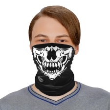 Lucosa Silk Black Skull, P-019/1 bandan