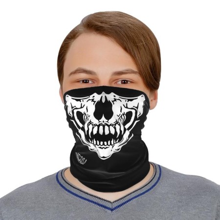 Lucosa Silk Black Skull, P-019/1 bandan