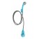 Portable hiking shower Zein: watering can, hose, pump with USB cable, holder, hook