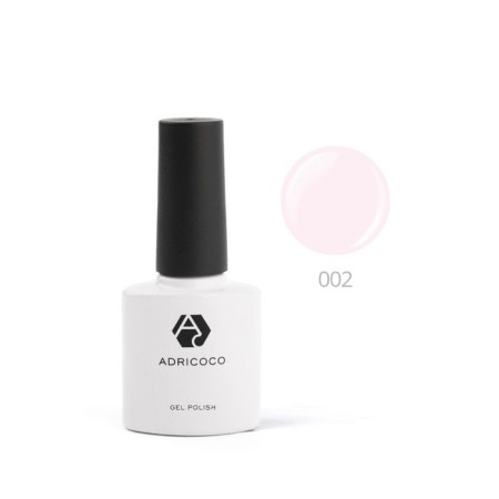 Color gel polish Adricoco, No. 002 Direct pink, 8 ml