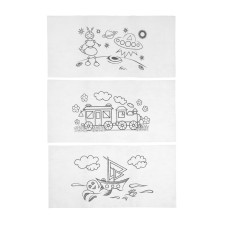 A set of coloring stages for a car table, reusable, 42 x 20 cm, 3 pcs