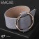 Bracelet Skin "Pompeii" capture, gray color in gold, 24 cm