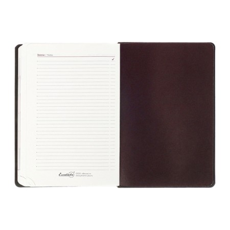 Dated 2025 diary, Escalada, A4, 120 sheets, soft cover, artificial leather, foil embossing, liesse, block 70 g/m2, brown-14