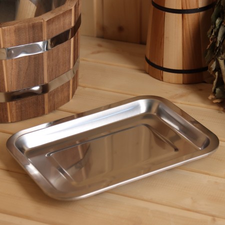 Substantine Patron for Salt Briket, Stainless Steel, 27x20cm-1