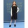 Knitted children's vests Amarobaby Bow, height 146 cm, black color