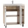 Furniture kit for bathroom domino Craft foster 80, white matte