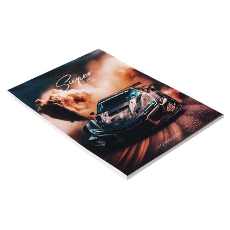 A set of notebooks A5, 40 sheets in a cage on a clip of "Auto", cover coated a cardboard, an offset unit, 4 pieces-3