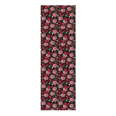 Czech for a chair "Scarlet and pink bouquets", decorative, velor-1