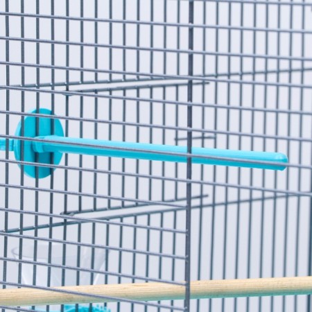Birds Cell "Piggers" No. 104, collapsible, 1 section, 58 x 40 x 48 cm, turquoise-13