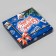 Cookie box, confectionery packaging, "New Year's Post", 18 x 18 x 3 cm, New Year