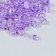 Glass beads 6/0 "Cube. Translucent. Lilac" 10 g