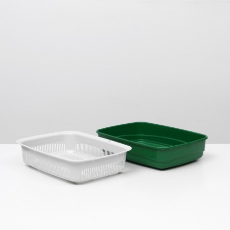 The tray is large with the Atlantis “Standard” net, 42 x 31 x 10 cm, green,-4